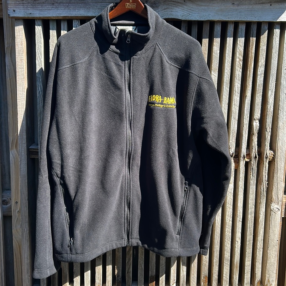 Flora-Bama Official Mullet Wear Polartec Fleece Full Zip Jacket XL